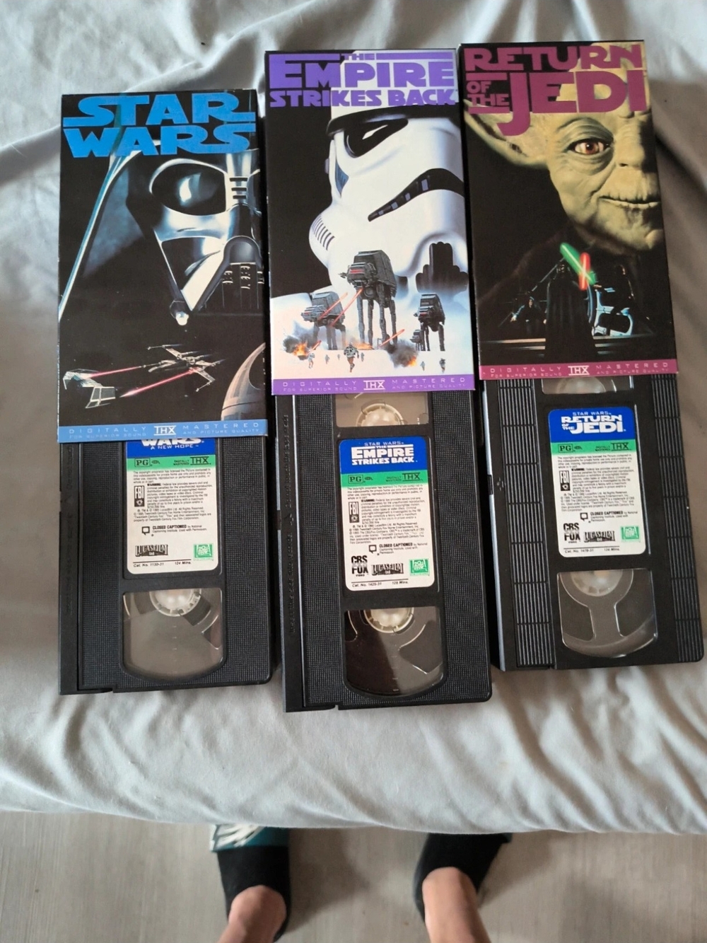 Star Wars Classic Trilogy VHS Set - Black